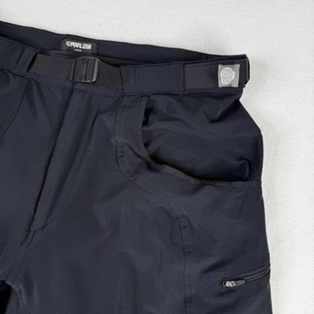 Pearl Izumi Cycling Cargo Shorts Mens Large 10" Black Padded Liner Mountain Bike